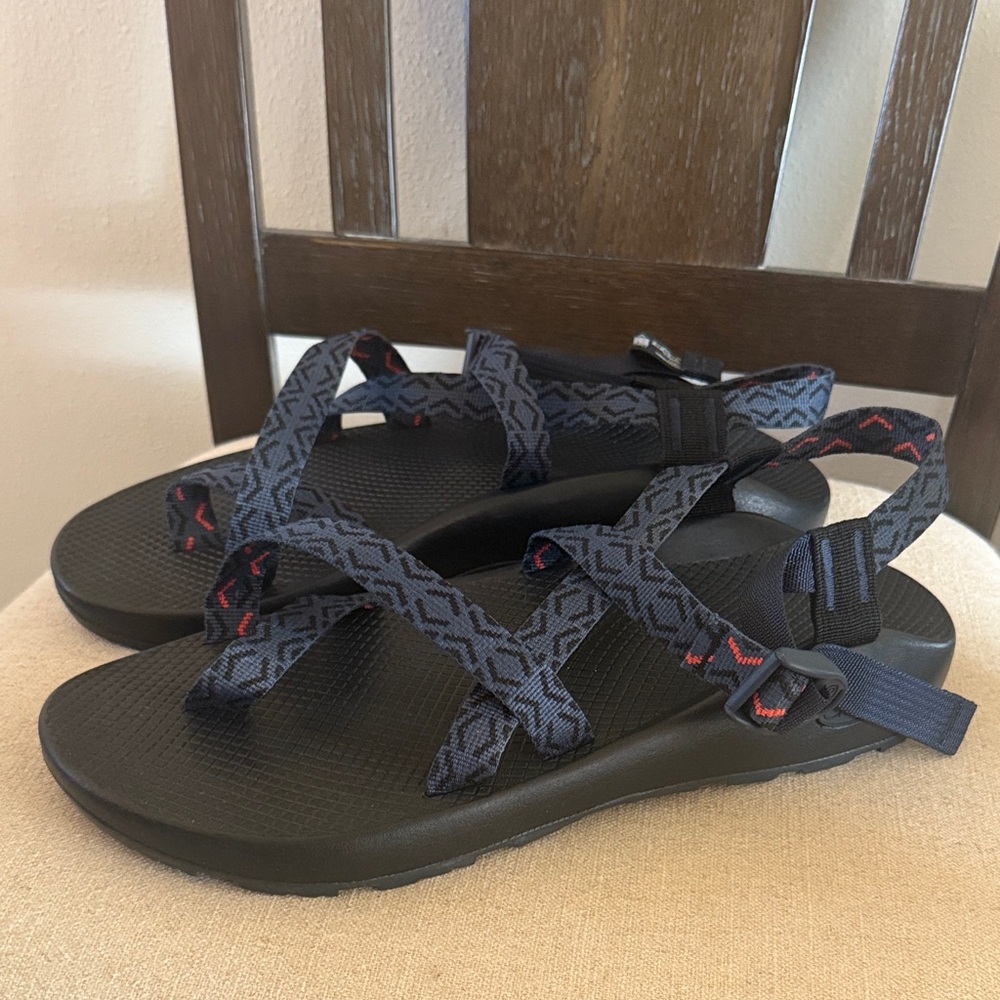 Chaco Men’s Z2 Classic Adjustable Strap Sandals Navy Blue Black Size 13